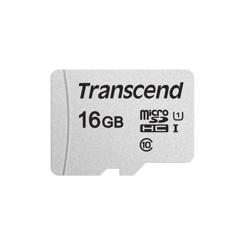 Micro SDHC 16Go Class 10 + Adapt TS16GUSD300S-A | Transcend 