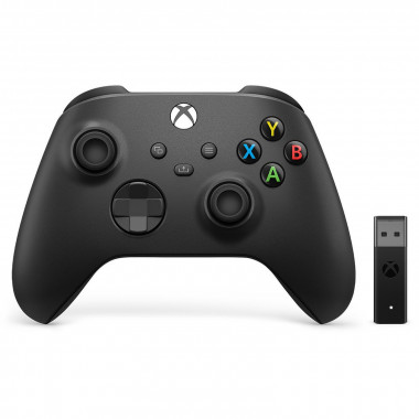 Manette sans fil noire Xbox avec Adaptateur PC | Microsoft 