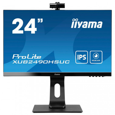 XUB2490HSUC-B1 - 24"IPS/4ms/FHD/HDMI/DP/CAM/HP | Iiyama 