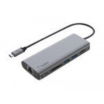 USB-C 6 Ports - 1xRJ45/1xUSB-C/1xSD/2xUSB-A/1xHDMI - AVC008BTSGY | Belkin 