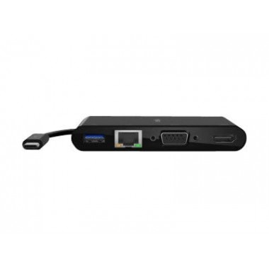 Station D'accueil USB-C  - RJ45/HDMI/VGA/USB-A/PwD - AVC004BTBK | Belkin 