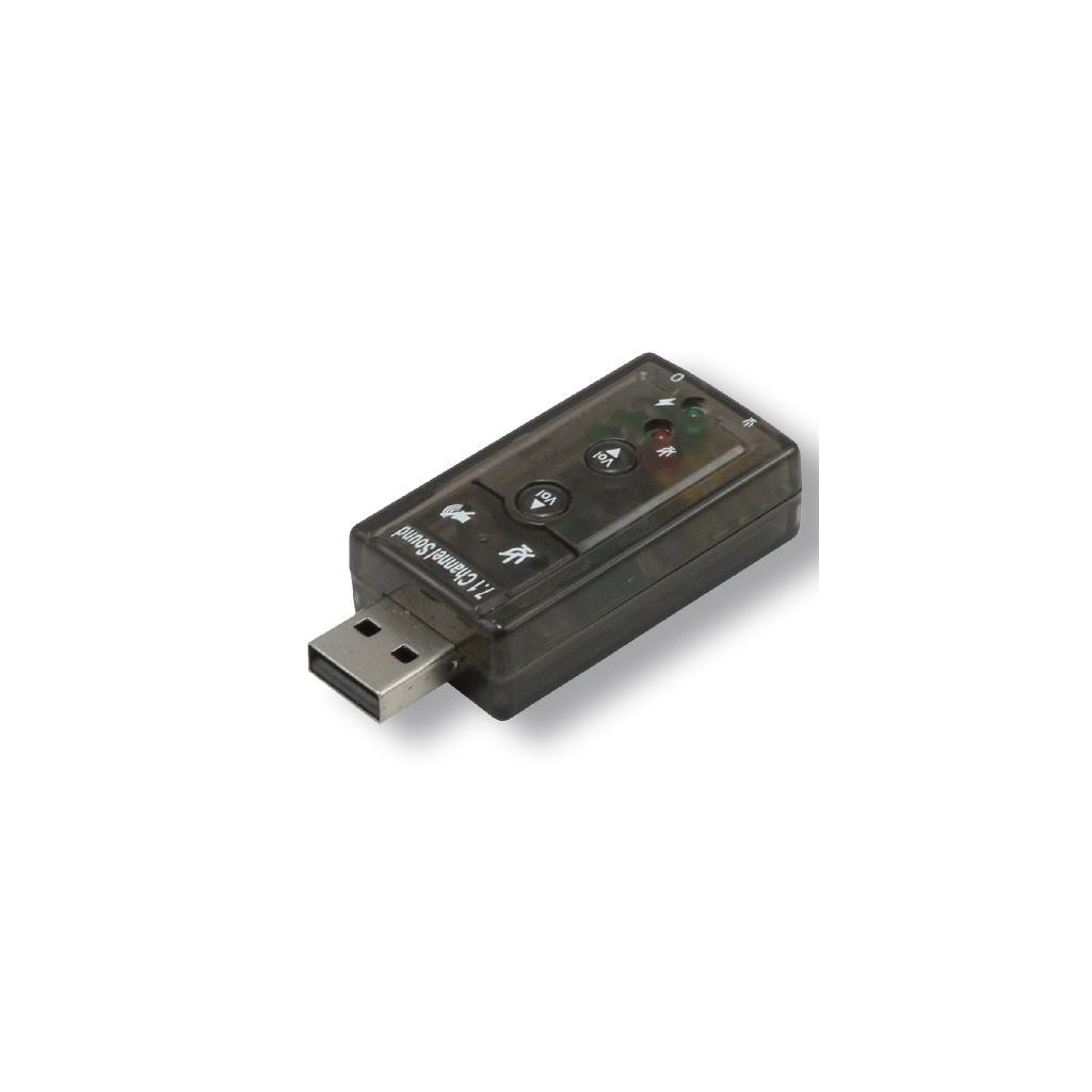 Mini carte son USB surrond 7.1 entree/sortie jack  - USB2257 | MCL Samar 