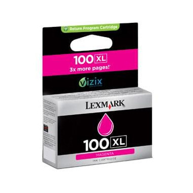 Cartouche N°100XL Magenta - 14N1070E - 14N1070E | Lexmark 