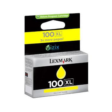 Cartouche N°100XL Jaune - 14N1071E - 14N1071E | Lexmark 