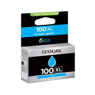 Cartouche N°100XL Cyan - 14N1069E - 14N1069E | Lexmark 