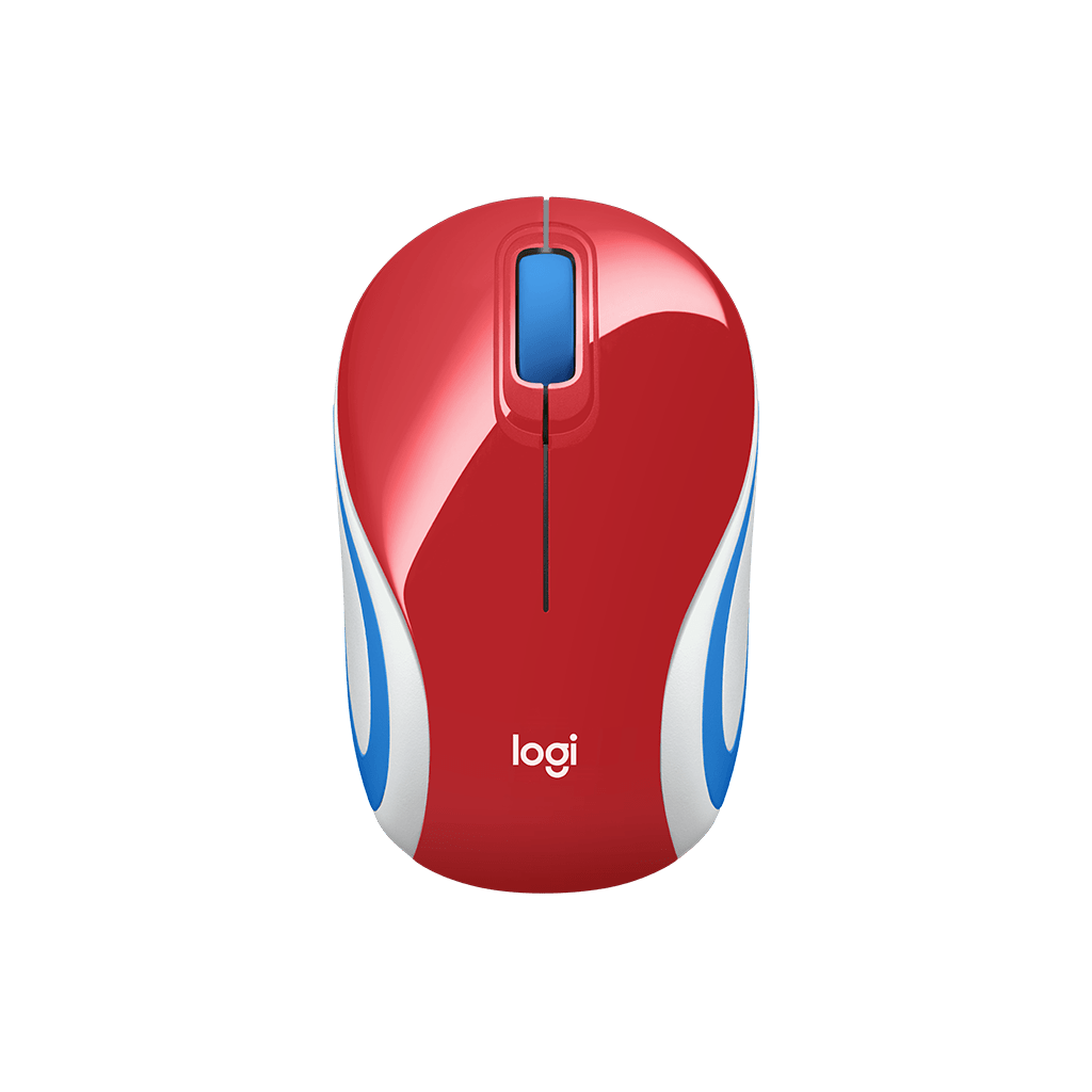 Wireless Mini Mouse M187 Red - 910002732 | Logitech 