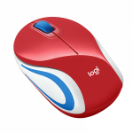 Wireless Mini Mouse M187 Red - 910002732 | Logitech 