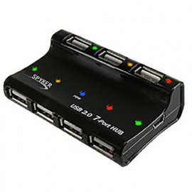 7 Ports USB 2.0 Alim. externe - 021075 | Générique