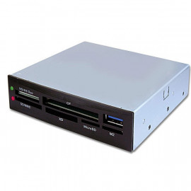 Lecteur Multicartes + USB3.0 en façade 3.5'' - 3601081LECTMULINTR305 | Connectland
