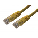 Câble ethernet   RJ45 CAT 5E U/UTP   0.5M   JAUNE - FCC5EM05MJ | MCL Samar 