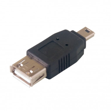 Adaptateur Mini USB B Mâle - USB A Femelle - USBAFMU5M532418 | Générique 