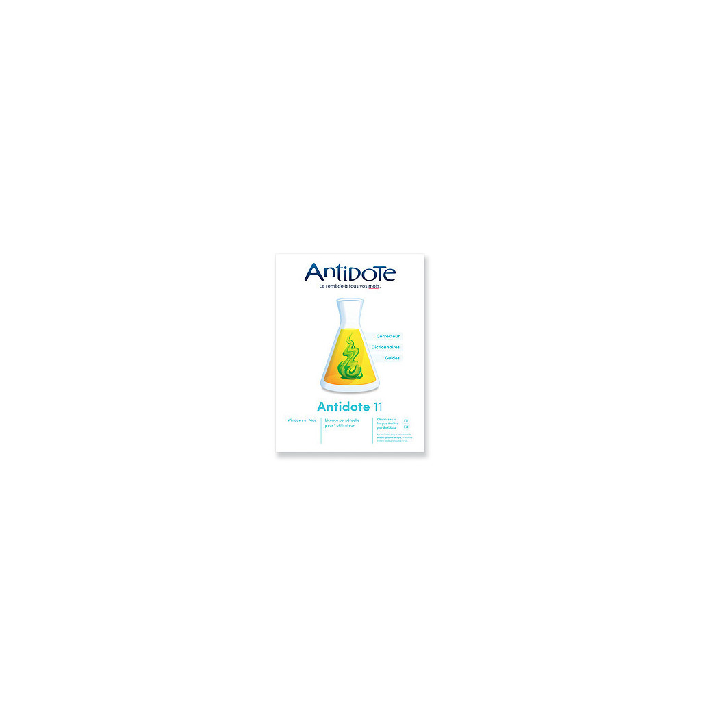 Antidote 11 - 1 PC - Boîte - ANTI016 | Druide 