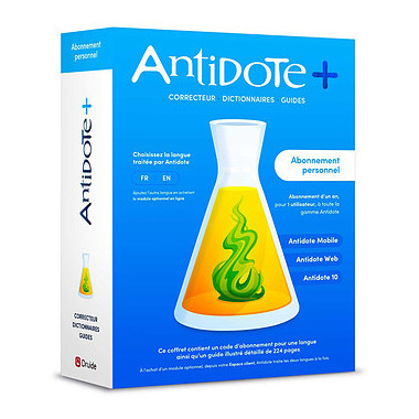 Antidote+ Personnel 11 - 1 an/1 PC - Boîte - ANTI017 | Druide 
