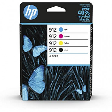 Cartouche d'encre HP 912 4-Pack - 6ZC74AE#301 | HP 