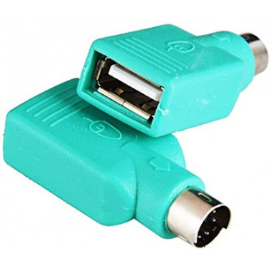 Adaptateur USB A Femelle - PS2 Male - 149540 | Générique 