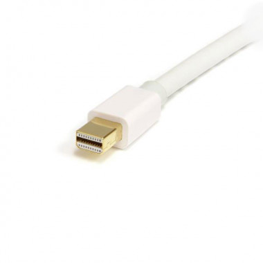 1m White Mini DP to DP 1.2 Cable - MDP2DPMM1MW | StarTech 