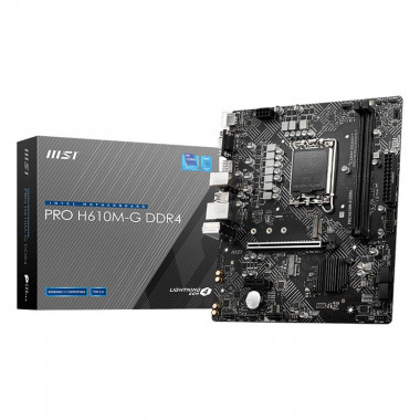 PRO H610M-G DDR4 - H610/LGA1700/DDR4/mATX - 9117D46003 | MSI 
