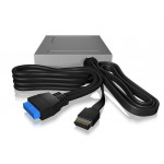 Lect. cartes + USB3.0+ USB 3.1 empl. 3.5"- IB-865A - IB865A | Icy Box 