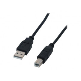 USB 2.0 cable A - B plug - 3m Black - MC922AB3MN | MCL Samar