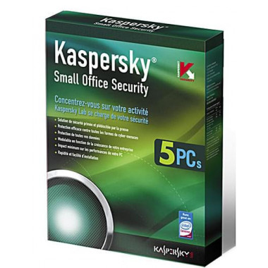 Small Office Security - 1 Serveur+5 Postes 1 An - KL4541X5EFS20FR | Kaspersky 