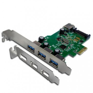 PCI-E 3 ports USB 3.0 + 1 port interne USB 3.0 - 0712015 | Générique 