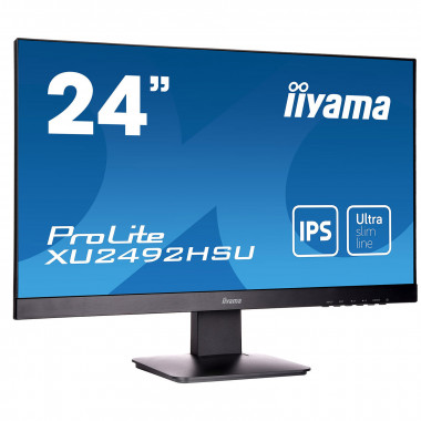 XU2492HSU-B1 - 23.8" IPS/4ms/FHD/HDMI/VGA/DP/HP - XU2492HSUB1 | Iiyama 