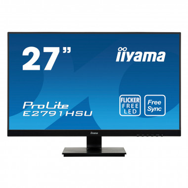 E2791HSU-B1 - 27" TN/1ms/FHD/DP/HDMI/VGA/USB/HP - E2791HSUB1 | Iiyama 