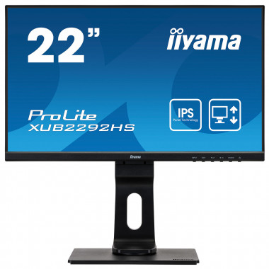 XUB2292HS-B1 - 22" IPS/4ms/HDMI/VGA/DP/HP/75Hz - XUB2292HSB1 | Iiyama 