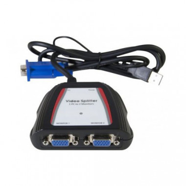 Splitter VGA 2 voies 250MHz USB - 052021 | Générique 