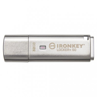 Clé 32Go USB 3.2 IronKey Locker+ 50 IKLP50/32GB - IKLP5032GB | Kingston 