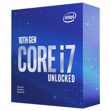 Core i7-10700KF - 3.8GHz/16Mo/LGA1200/Ss Vent./BOX | Intel 