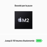 MacBook Air 13.6" - WQXGA/M2/8Go/256SSD/Doré - MLY13FNA | Apple 