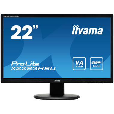 PROLITE X2283HSU-B1 - 21.5"FHD/75Hz/1ms/VA/HDMI/DP - X2283HSUB1 | Iiyama 