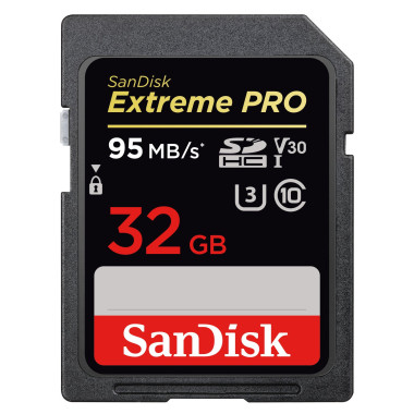 EXTREME PRO 32GB SDHC MEMORY - SDSDXXO032GGN4IN | Sandisk 