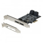 PCI-E SATA III 6GB/s 4 port internes + 2 eSATA | Dexlan 