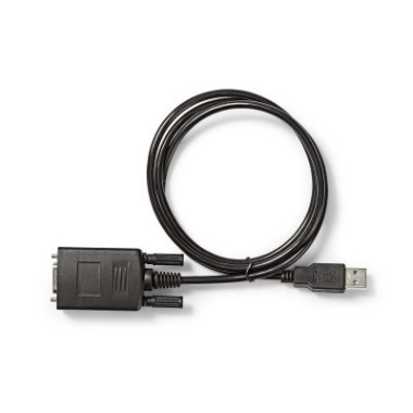 Câble Noir AD-USB-SERIAL-DB9 mâle - USB - 0107036ADUSBSERIALDB9 | Générique 