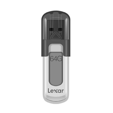 Clé 64Go USB 3.2 JumpDrive V100 - LJDV10064GABGY | Lexar 