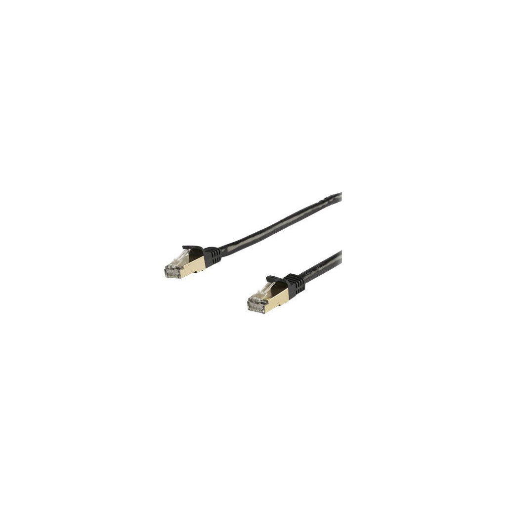 Cable - Black CAT6a Ethernet Cable 5m - 6ASPAT5MBK | StarTech 