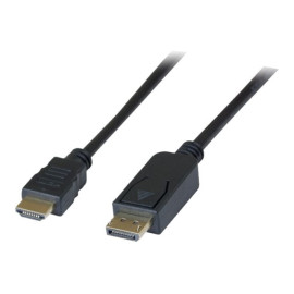 Cable DP 1.2 vers HDMI 1.4 - 4K - 2m - ECF128421 | Générique