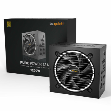 ATX 1200W - Pure Power 12 M 80+ Gold - BN346 - BN346 | Be Quiet! 