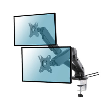 Support Full Motion 2 écrans 13" à 27" USB+AUDIO - 0152202 | Kimex International 