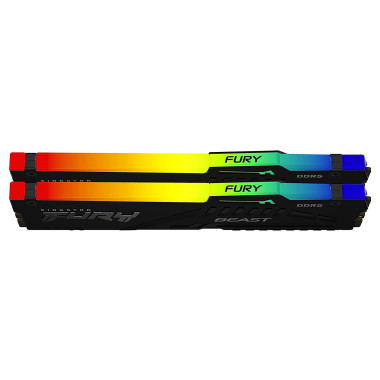 Fury Beast RGB 32Go (2x16Go) DDR5 5600Mhz - KF556C40BBAK232 | Kingston 