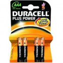 Lot de 4 Piles Alcaline 1,5V LR03 - Plus Power AAA | Duracell 