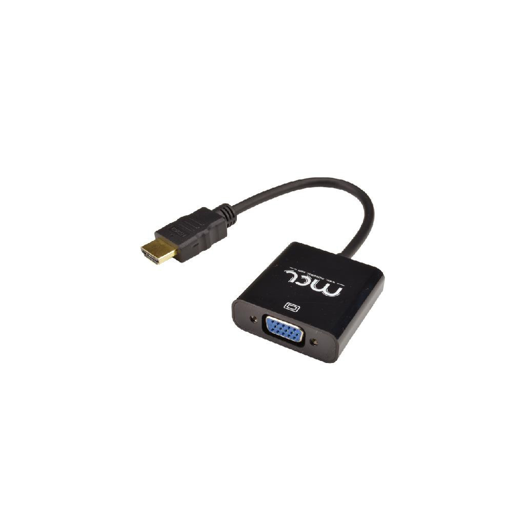 Adapt. HDMI Male/VGA Femelle (HD15) + audio | MCL Samar 