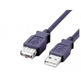 Câble USB2.0 rallonge Mâle-Femelle 5m - 532405 | Générique