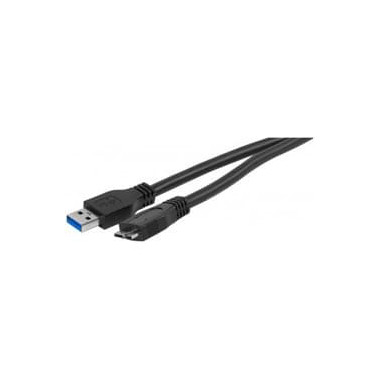 Câble micro USB3 B Male - USB3 A - 1.80m | Générique 