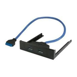 Panneau Frontal 2 ports USB3.0 sur emplacement 3.5 - 3401175 | Générique
