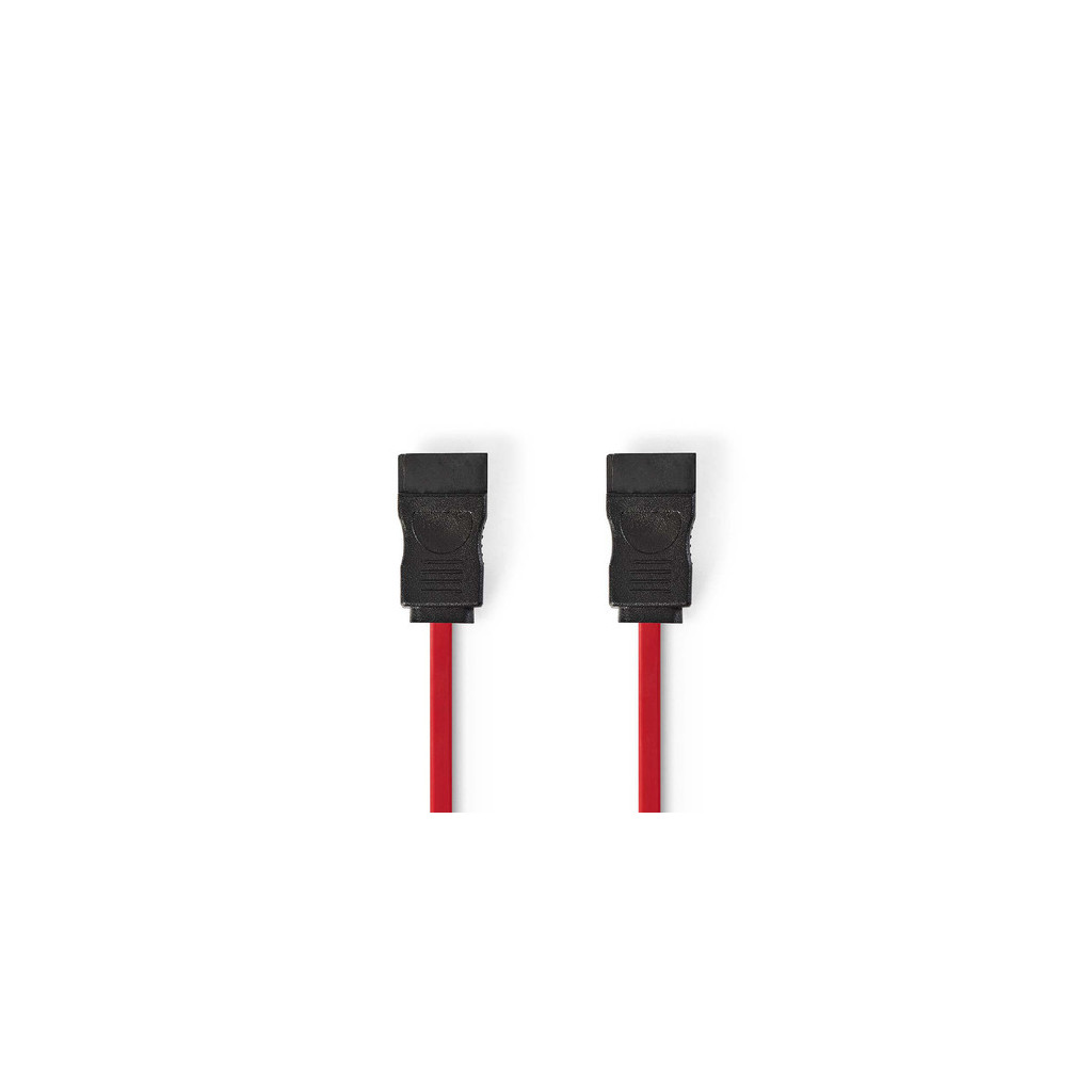 Câble SATA 6GB à verrou - Rouge - 0,5m - CCGP73100RD05 | Nedis 
