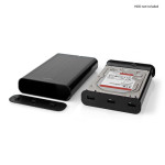 USB 3.1 pour HDD 3.5" SATA et SDD - HDDE35410BK | Nedis 