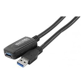 Câble USB3.0 rallonge Mâle-Femelle 5 m. (ampli) - 149254 | Générique